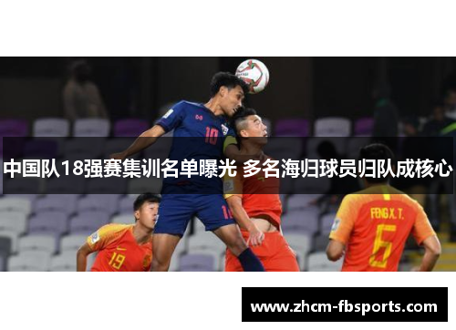 中国队18强赛集训名单曝光 多名海归球员归队成核心